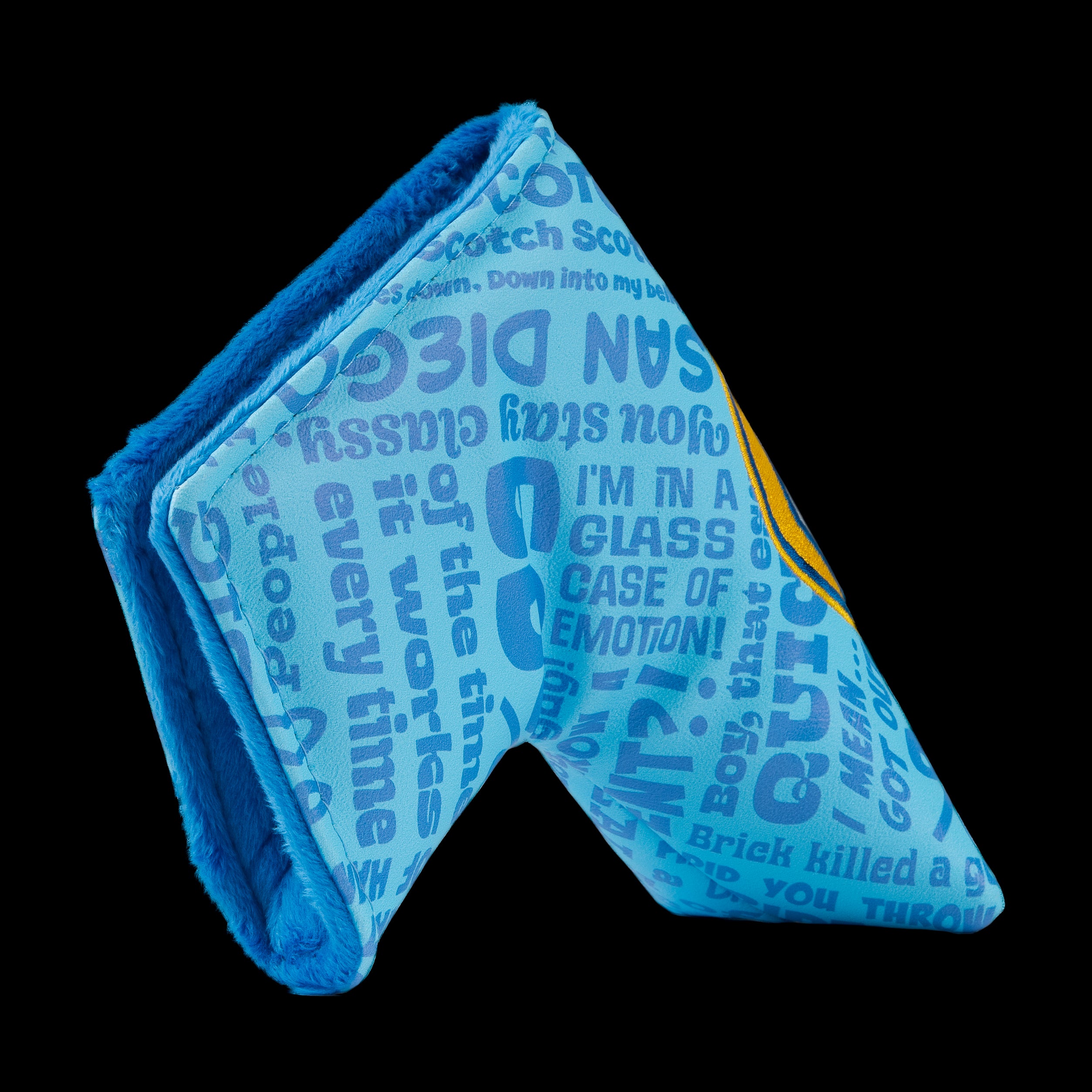 Rewind Golf x Anchorman official channel 4 news team blade golf headcover.