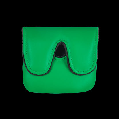 Green Callahan Auto Parts large CS mallet cover with white logo.