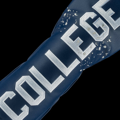 Rewind Golf x Animal House official Navy blue golf club driver headcover with 'COLLEGE' text on a black background