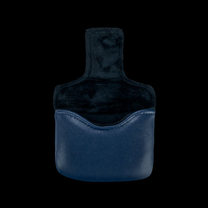 Rewind Golf x Animal House official mallet golf headcover with 'COLLEGE' text and white paint splashes on a black background