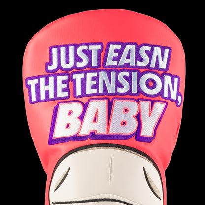 Happy Gilmore Chubbs Peterson Easn The Tension, Baby pink driver golf headcover. 