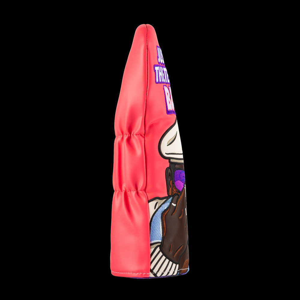 Happy Gilmore Chubbs Peterson Easn The Tension, Baby pink driver golf headcover. 