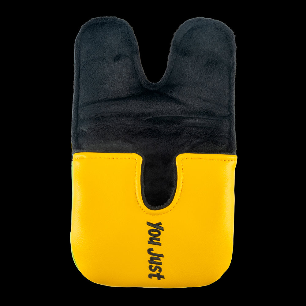 Rewind Golf x Happy Gilmore official "Go Home" movie scene center shaft XL mallet golf headcover.