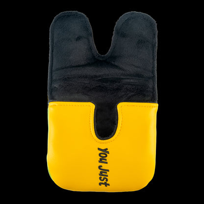 Rewind Golf x Happy Gilmore official "Go Home" movie scene center shaft XL mallet golf headcover.