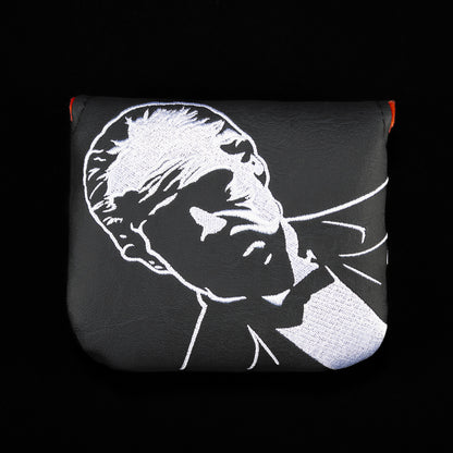 Rewind Golf x The Godfather official offer he can't refuse black and red center shaft mallet golf headcover.