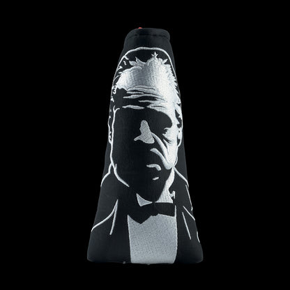 Rewind Golf x The Godfather official Offer He Can't Refuse black and red blade golf headcover.