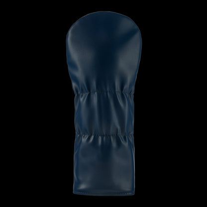 Rewind Golf x Wolf of Wall Street officially licensed navy driver golf headcover with "I'm not gonna die sober" quote and the Naomi yacht crashing through waves.