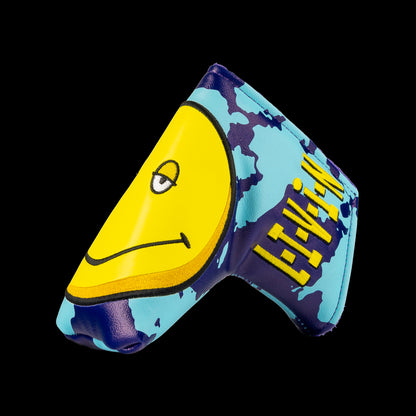 Dazed and Confused official smiley Gotta Keep Livin' Man blue camo blade golf headcover.
