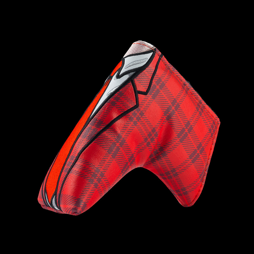 Rewind Golf x Animal House official red plaid suit themed blade putter golf headcover.