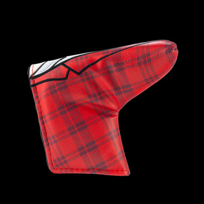 Rewind Golf x Animal House official red plaid suit themed blade putter golf headcover.