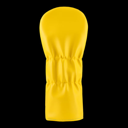 Teal and yellow Hey Arnold driver cover with stacked Arnold poses.