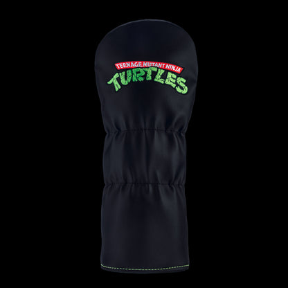 Rewind Golf x TMNT stacked ninja turtles peepers officially licensed green and black driver golf headcover.