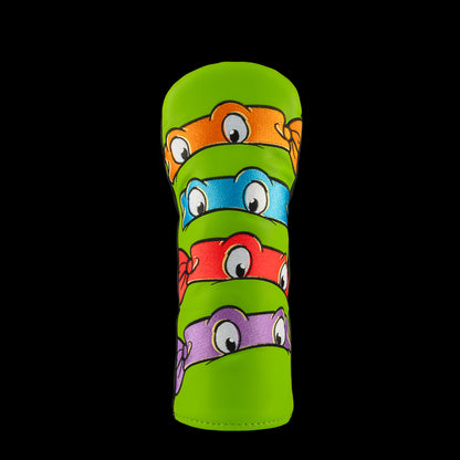 Rewind Golf x TMNT Licensed Peepers green fairway wood golf headcover.
