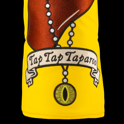 Happy Gilmore Tap Tap Taparoo yellow officially licensed driver golf headcover.