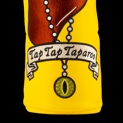 Happy Gilmore Taparoo yellow Chubbs Peterson hand fairway wood golf headcover.