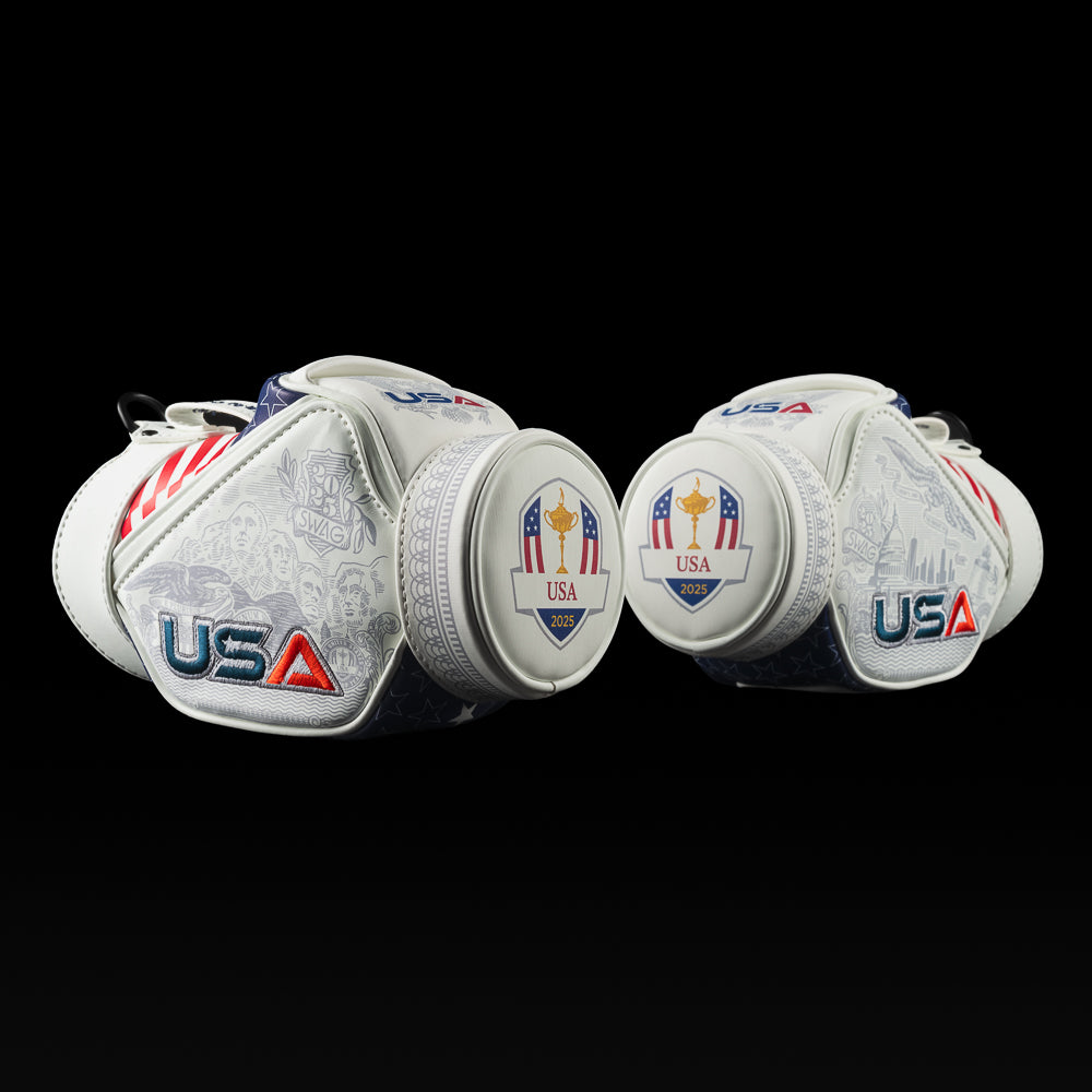SWAG Golf mini Ryder Cup bag desk caddy office accessory.