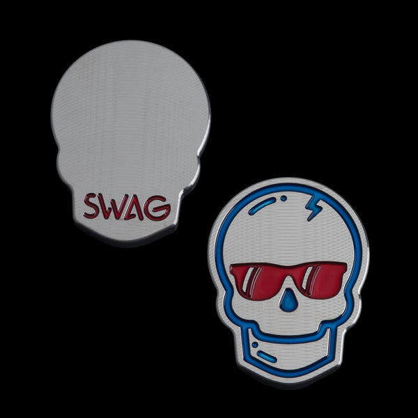【１点限り】SWAG レインボー スカル マーカー USA Skull Ball Marker – SWAG Golf Co