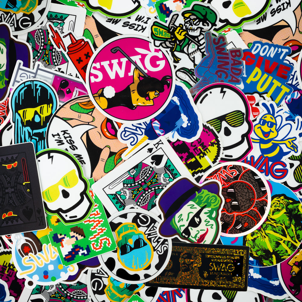 Assorted Sticker Pack – Swag Golf Co