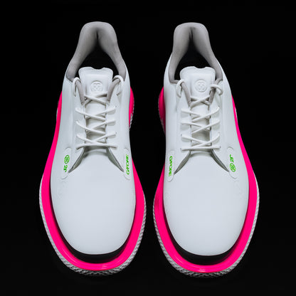 Swag x G/Fore Gallivan2r Skull men's white and pink golf shoe.