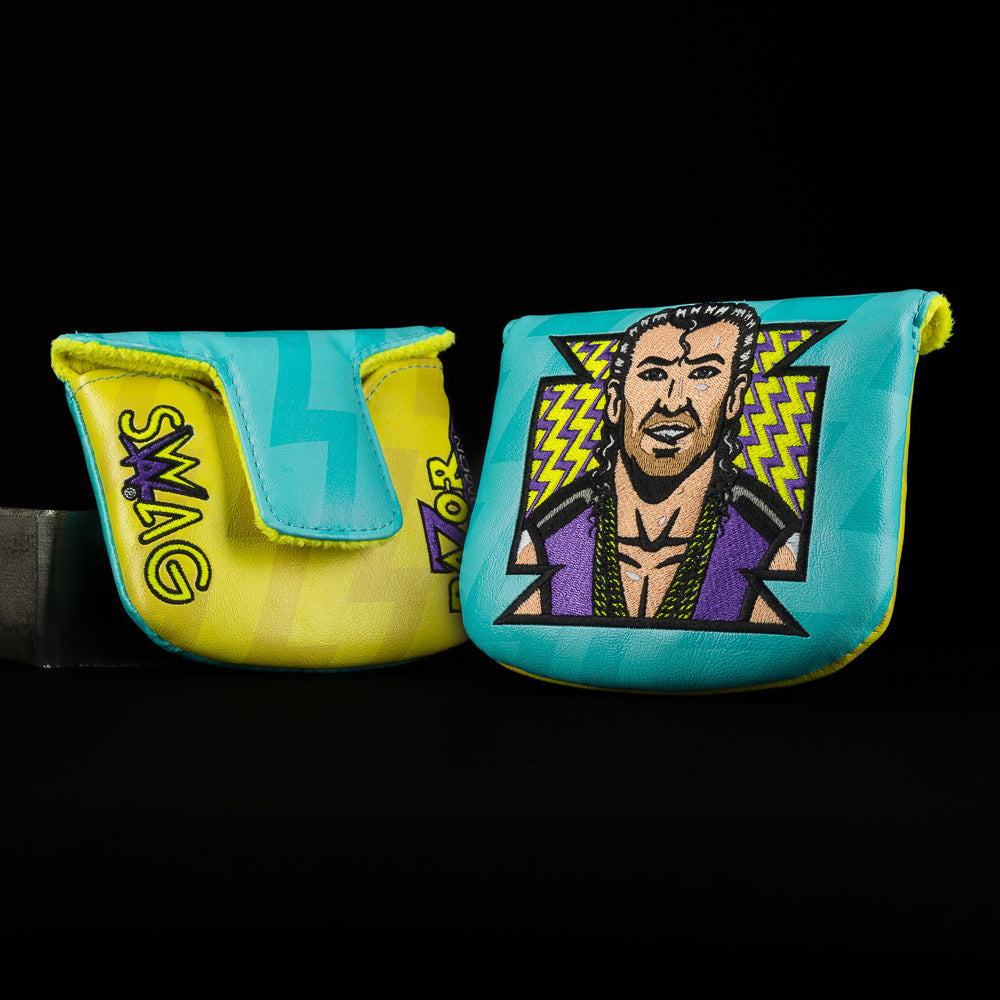 Wwe Razor Ramon Logo WWE Razor Ramon Headshot Mallet Cover – Swag Golf Co