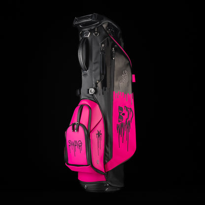 Neon Pink Dripping Vessel Stand Bag