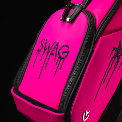 Neon Pink Dripping Vessel Stand Bag