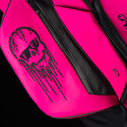 Neon Pink Dripping Vessel Stand Bag