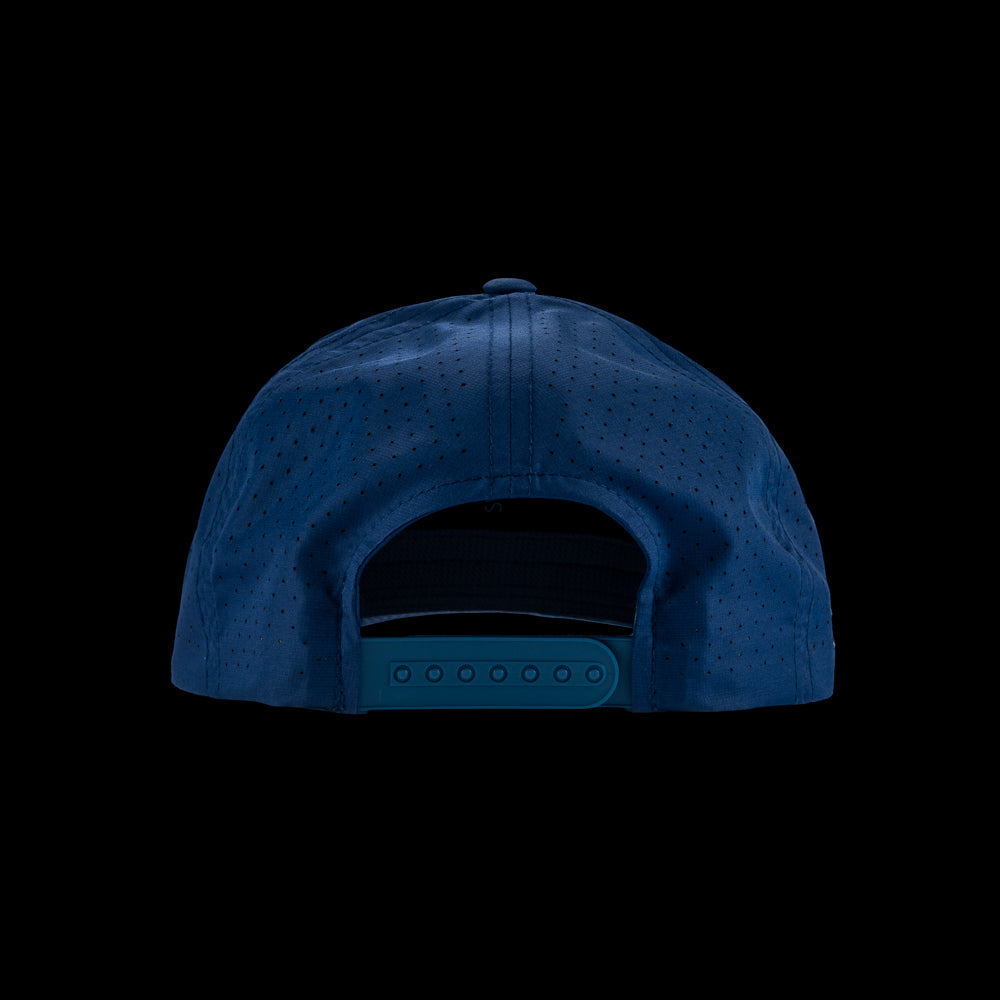 Patriotic Skull Navy Snapback Hat