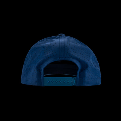 Patriotic Skull Navy Snapback Hat