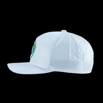 Lip Pillow White Snapback Hat