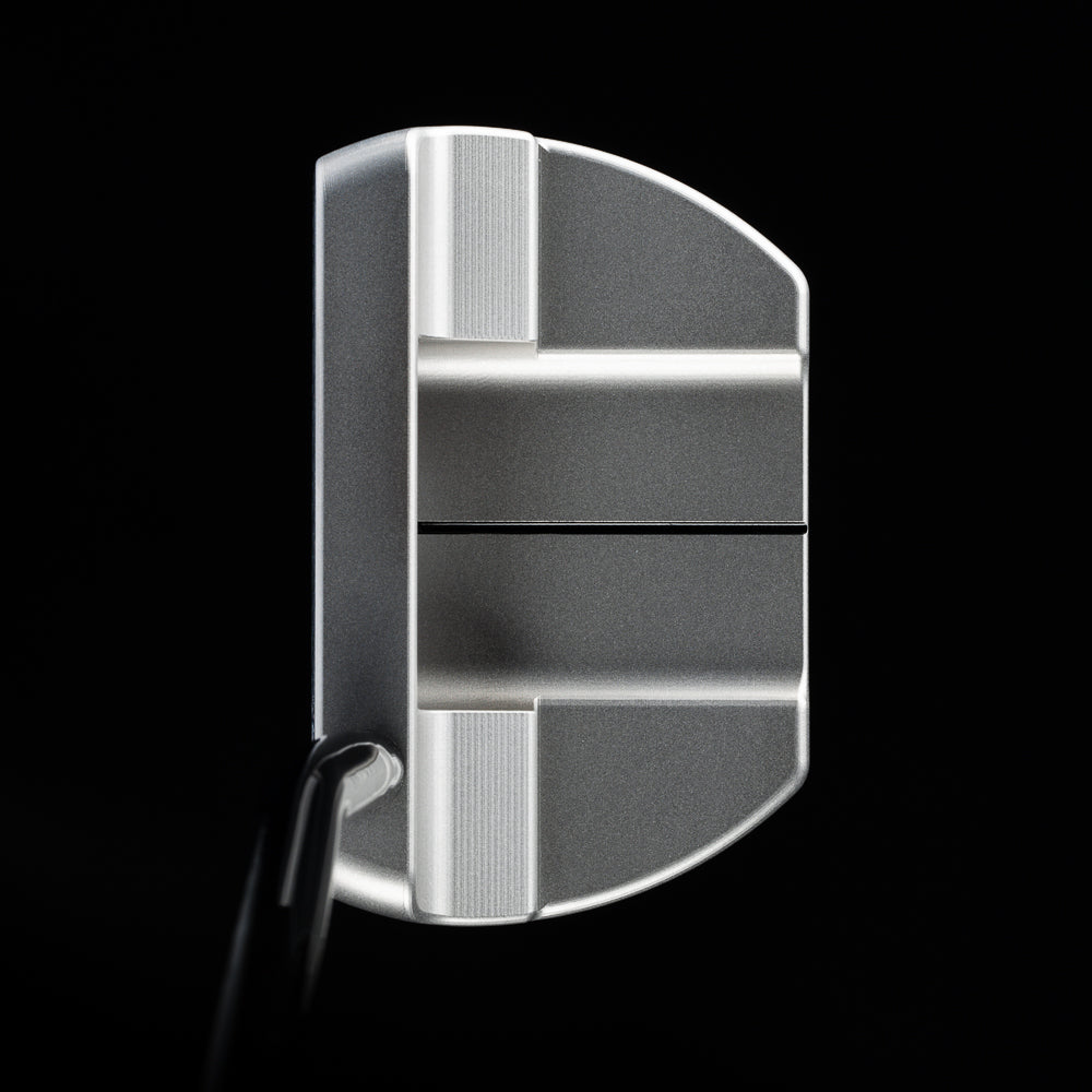 Swagatha The Boss 2.0 mid mallet stainless steel golf putter made in the USA.