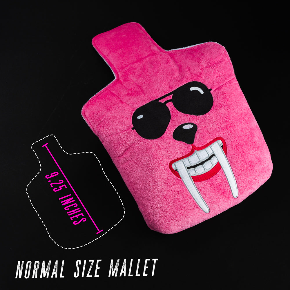 Swag Golf Booster pink furry mallet putter golf headcover.