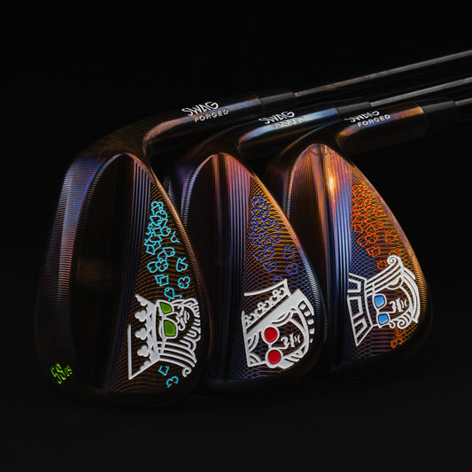 Swag Golf limited-release wedge set: Unleash precision and style on the golf course with our sleek and powerful wedge, engineered for optimal performance.