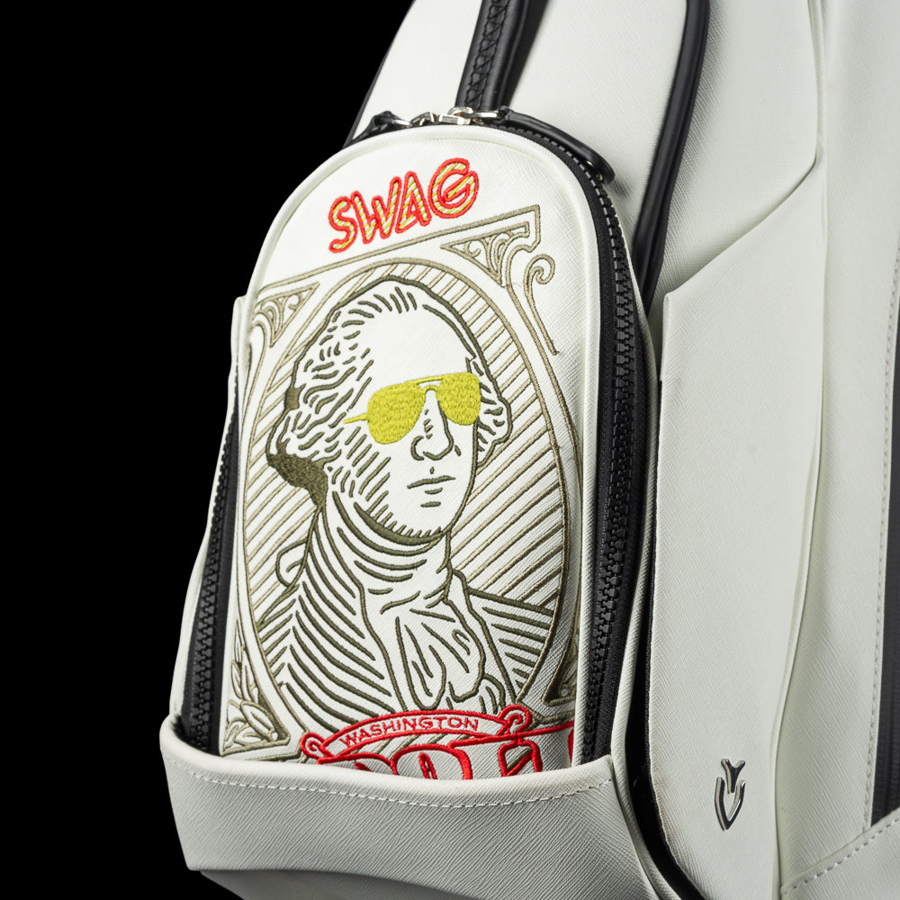 Gigantic George White Vessel Stand Bag – SWAG Golf Co