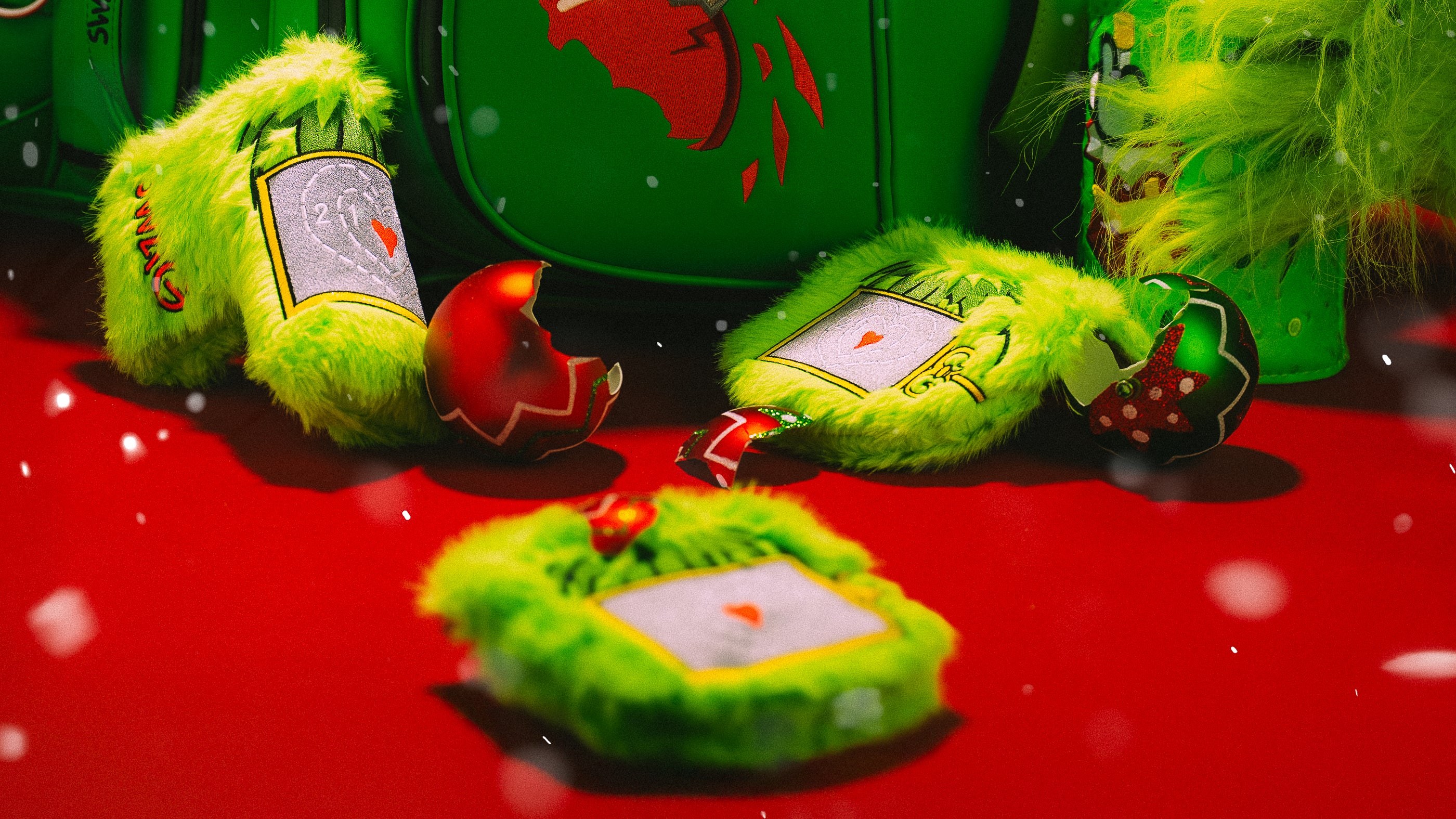 12 Days of Swagmas including limted edition golf headcovers, putter, accessories, and apparel.