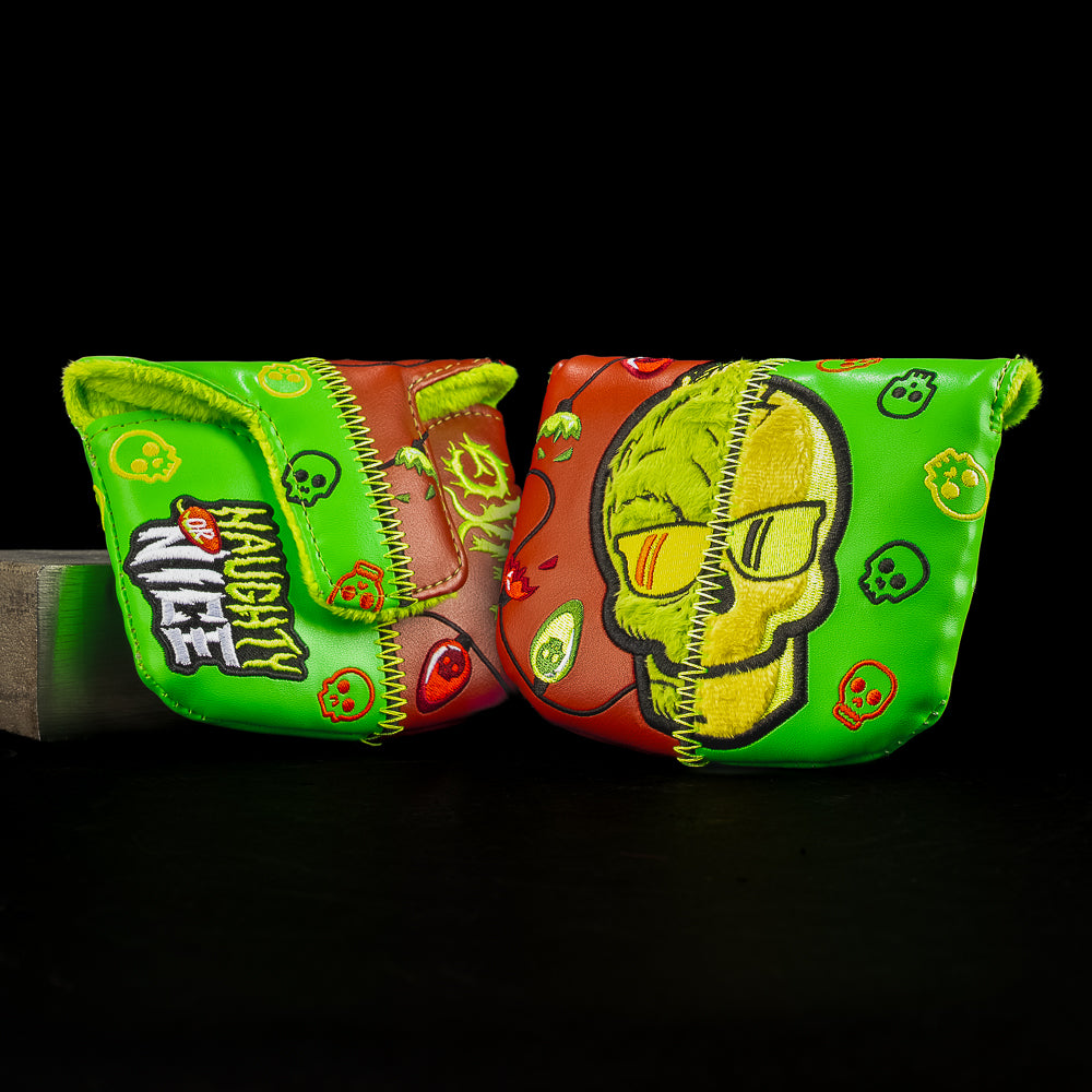 Naughty Or Nice Skull Mallet Cover