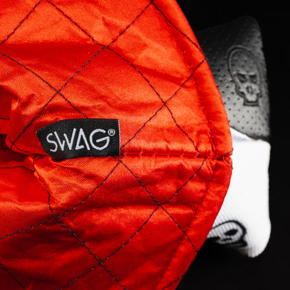 Close up view of interior SWAG tag.