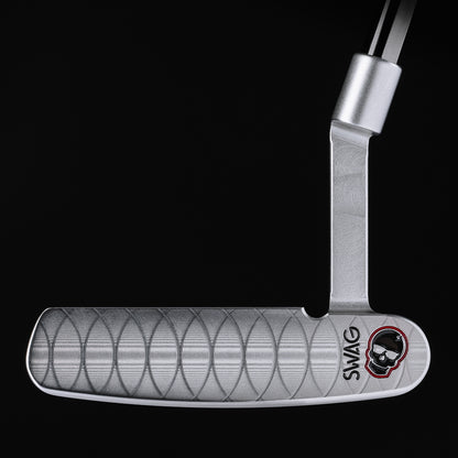 The Squirt kids 303 stainless steel precision milled golf putter made in the USA.