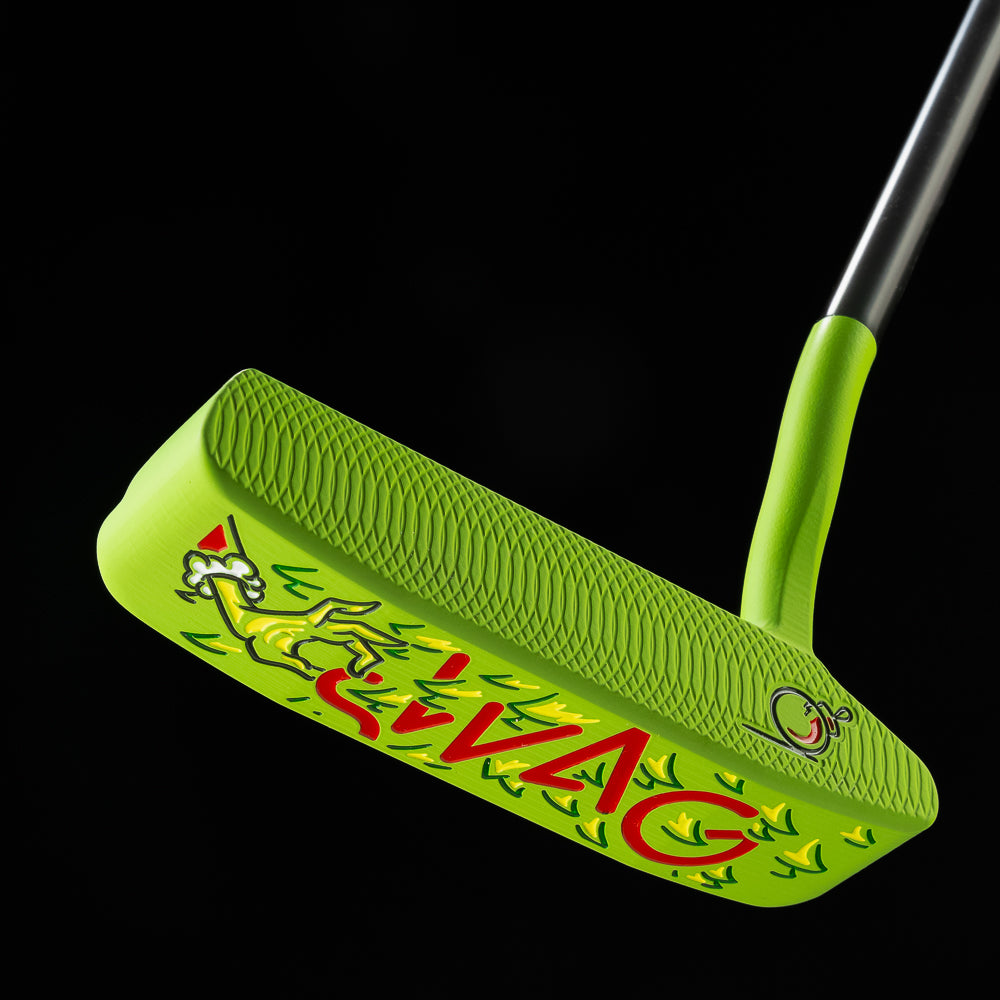 Green cerakote limited edition blade golf putter by SWAG Golf Co.