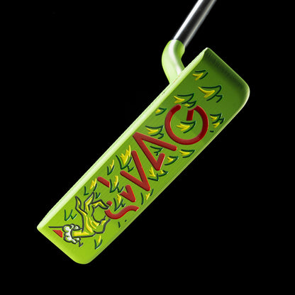 Green cerakote limited edition blade golf putter by SWAG Golf Co.