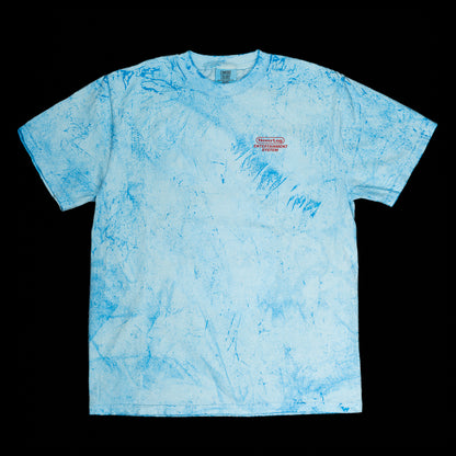 SWAG Golf Super SWAG Bros 2 blue tie-dye short sleeve graphic t-shirt.