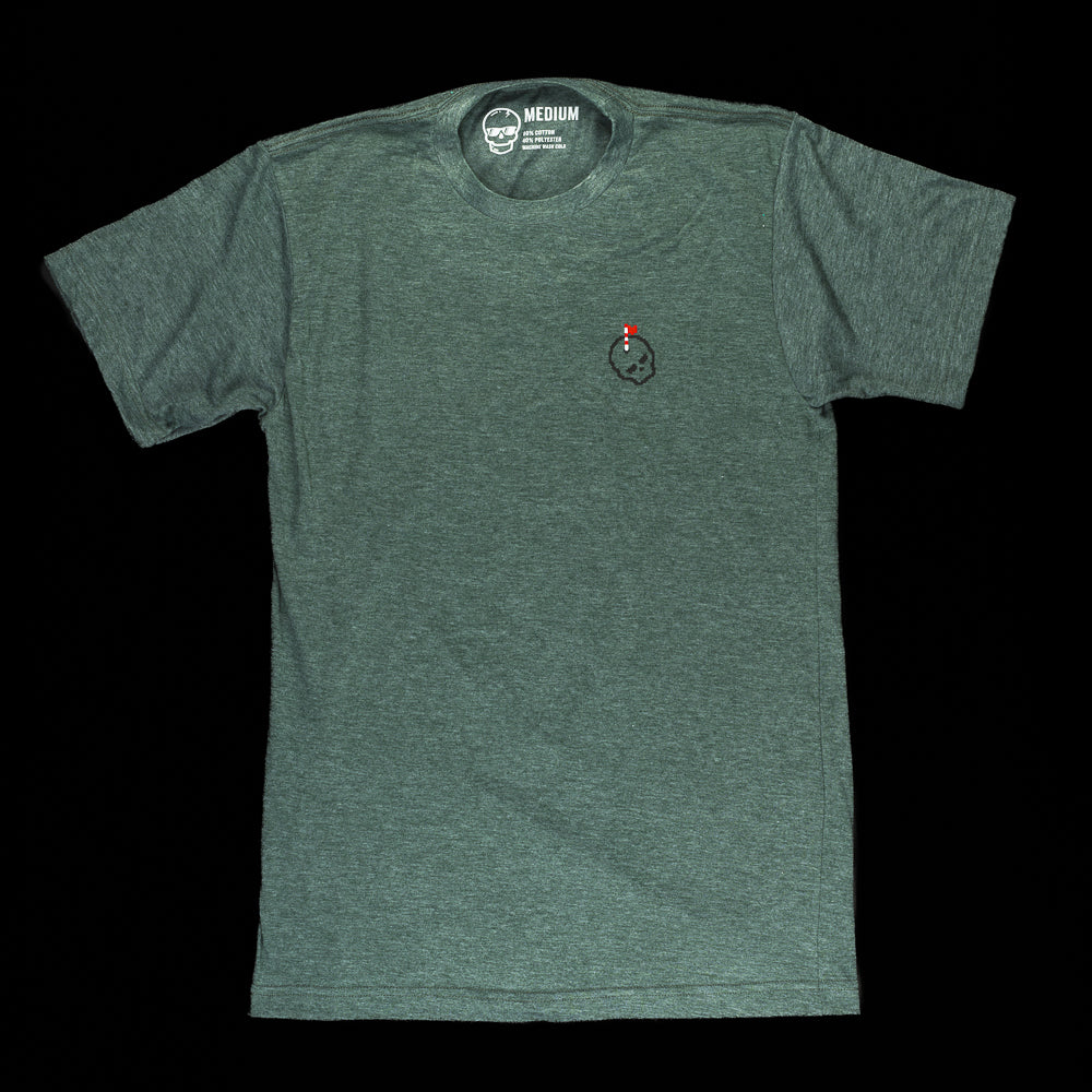 SWAG Open Tournament Golf green heathered men's short sleeve golf graphic t-shirt.