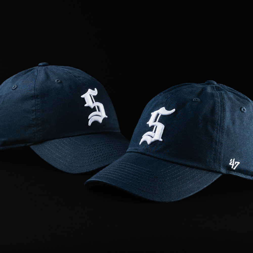 Swag x 47 brand clean up navy men's golf hat.