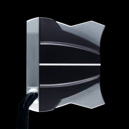 SWAG Golf The Vandal X R.A.D. matte black aluminum and tour satin stainless steel limited edition golf putter made in the USA.