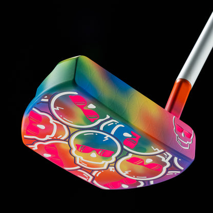 Tie-Dye Stacked Skulls The Boss Putter
