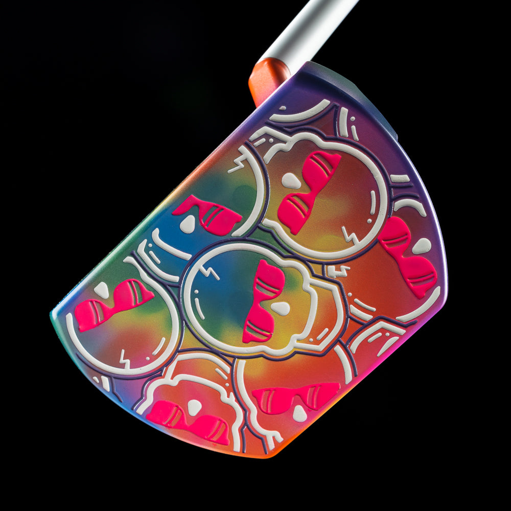 Tie-Dye Stacked Skulls The Boss Putter