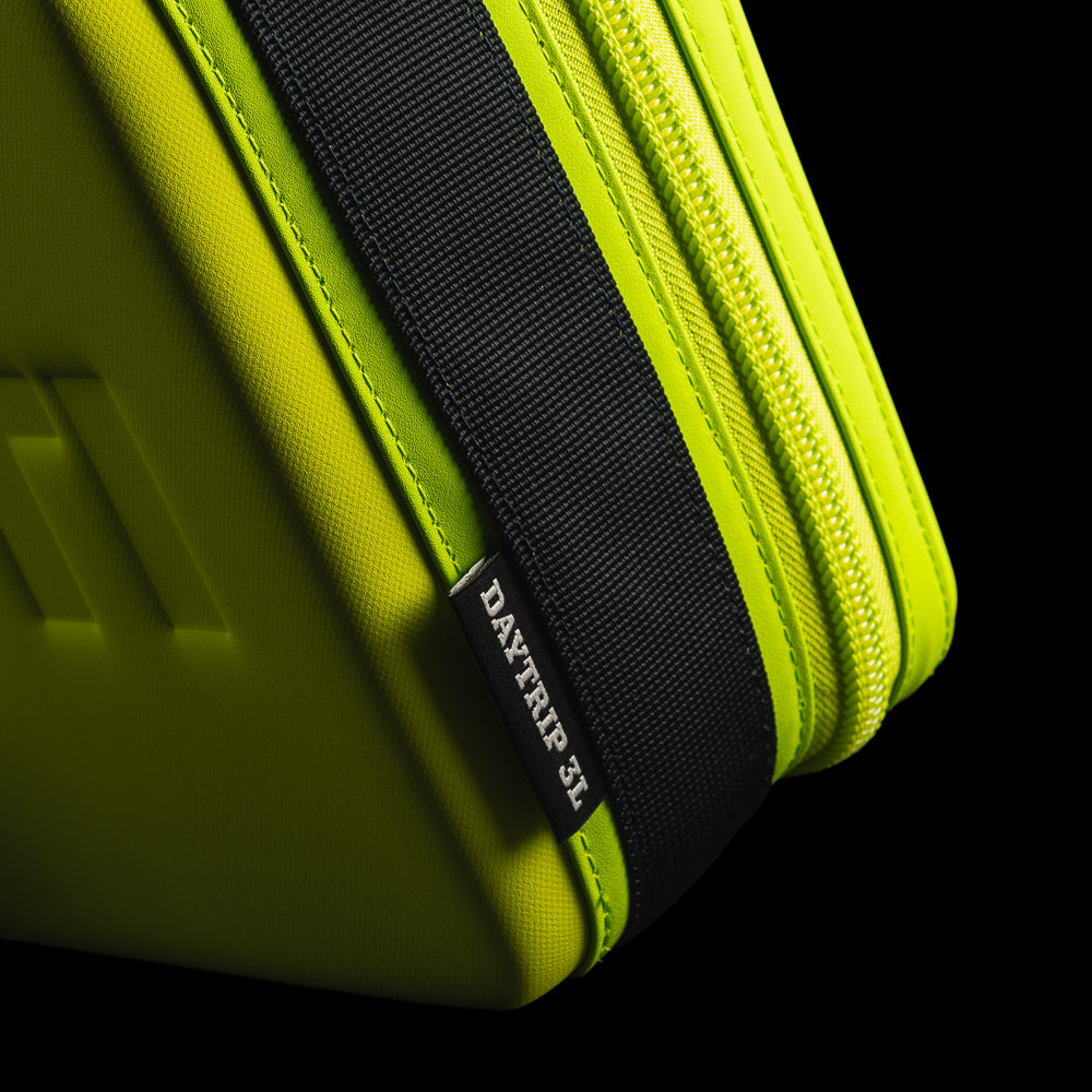 Close-up of the SWAG Golf x YETI Daytrip 3L lunch box highlighting the zipper, corners, and durable construction.