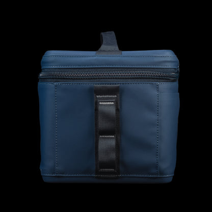 Side profile of the SWAG Golf x YETI Daytrip 9L insulated lunch box highlighting the side attachment loop and durable construction.