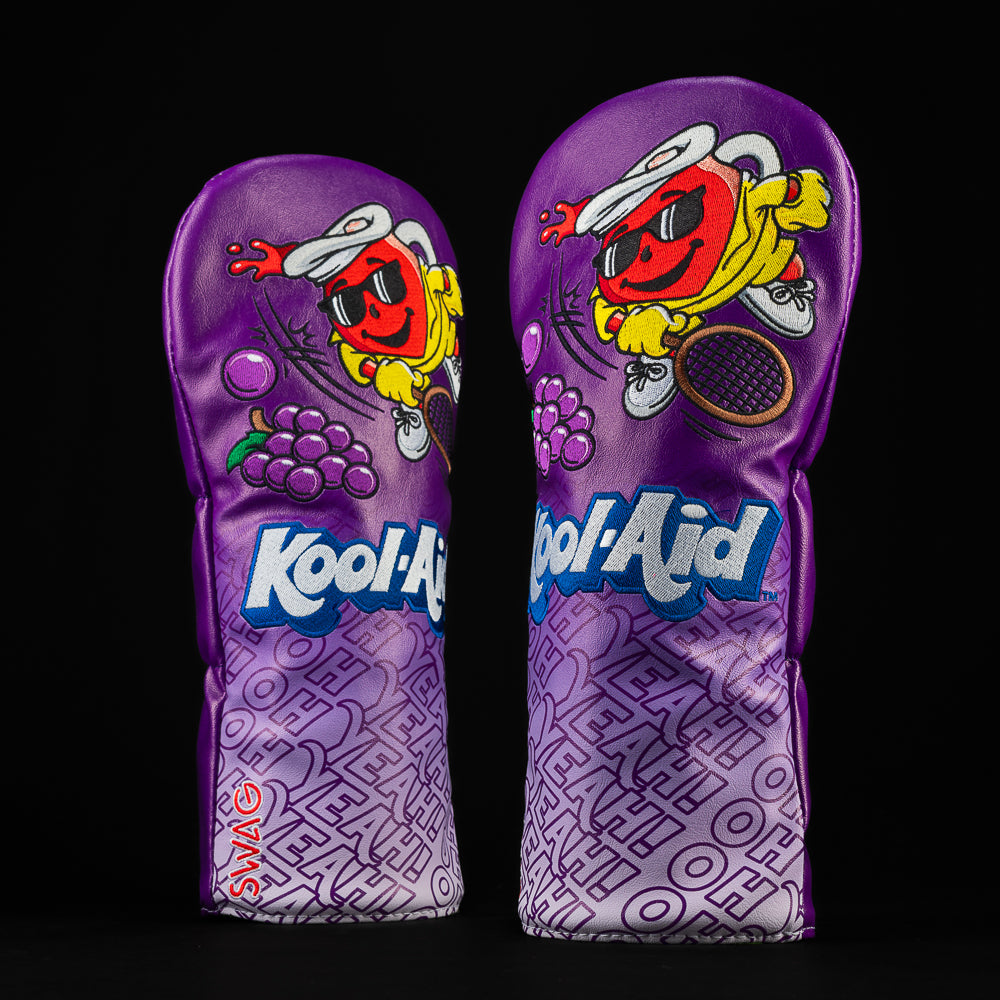 SWAG Golf x Kool-Aid grape purple driver golf headcover.