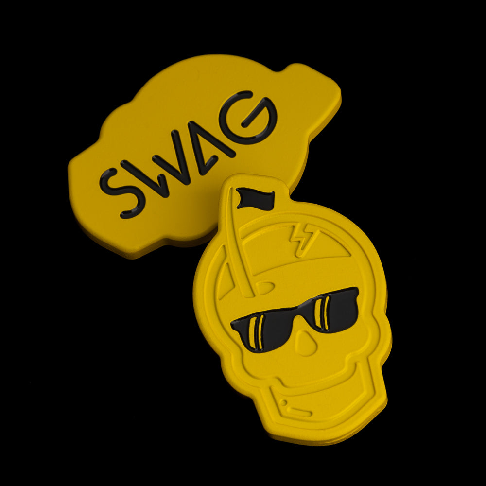 Swag Series Yellow Skull Ball Marker